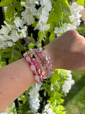 Erimish Pink Set of 5 Bracelet