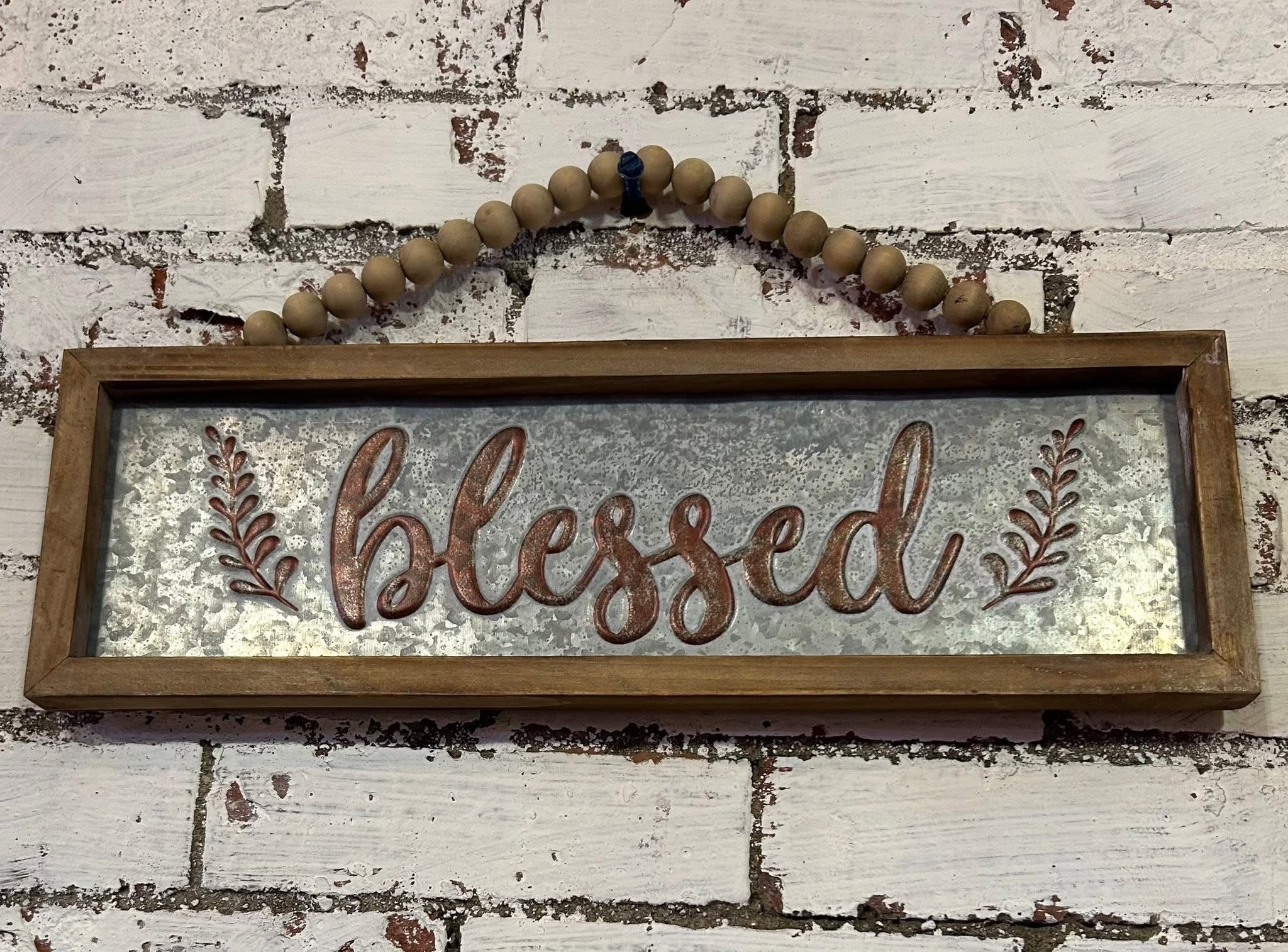 Wall Decor, Thankful, Grateful, Blessed