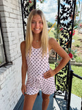Pink Polka Dot Athletic Set