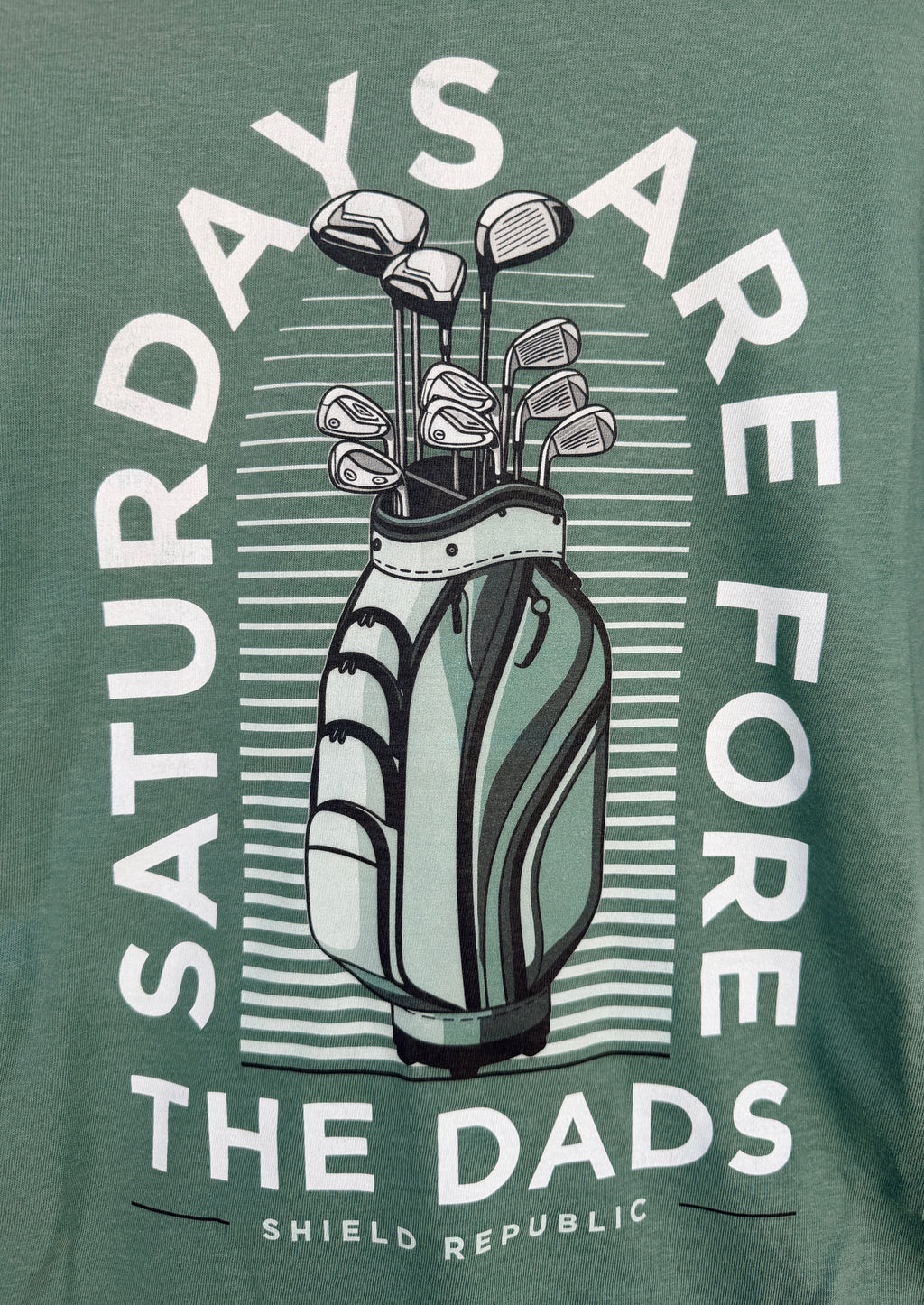 Saturdays Are For the Dads Dad Graphic Tee