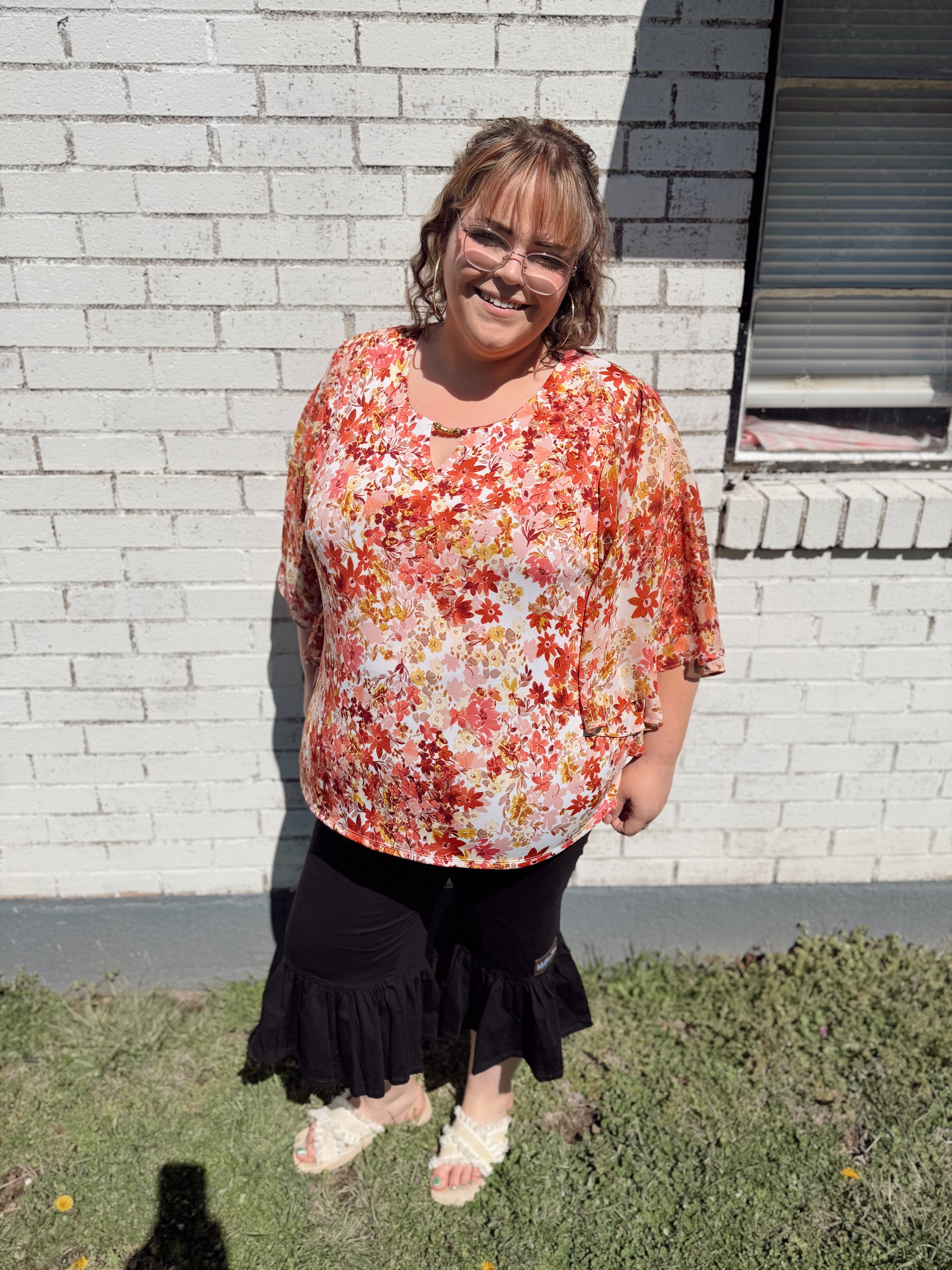 Floral Print Blouse