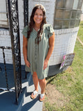 Mist Green Dress