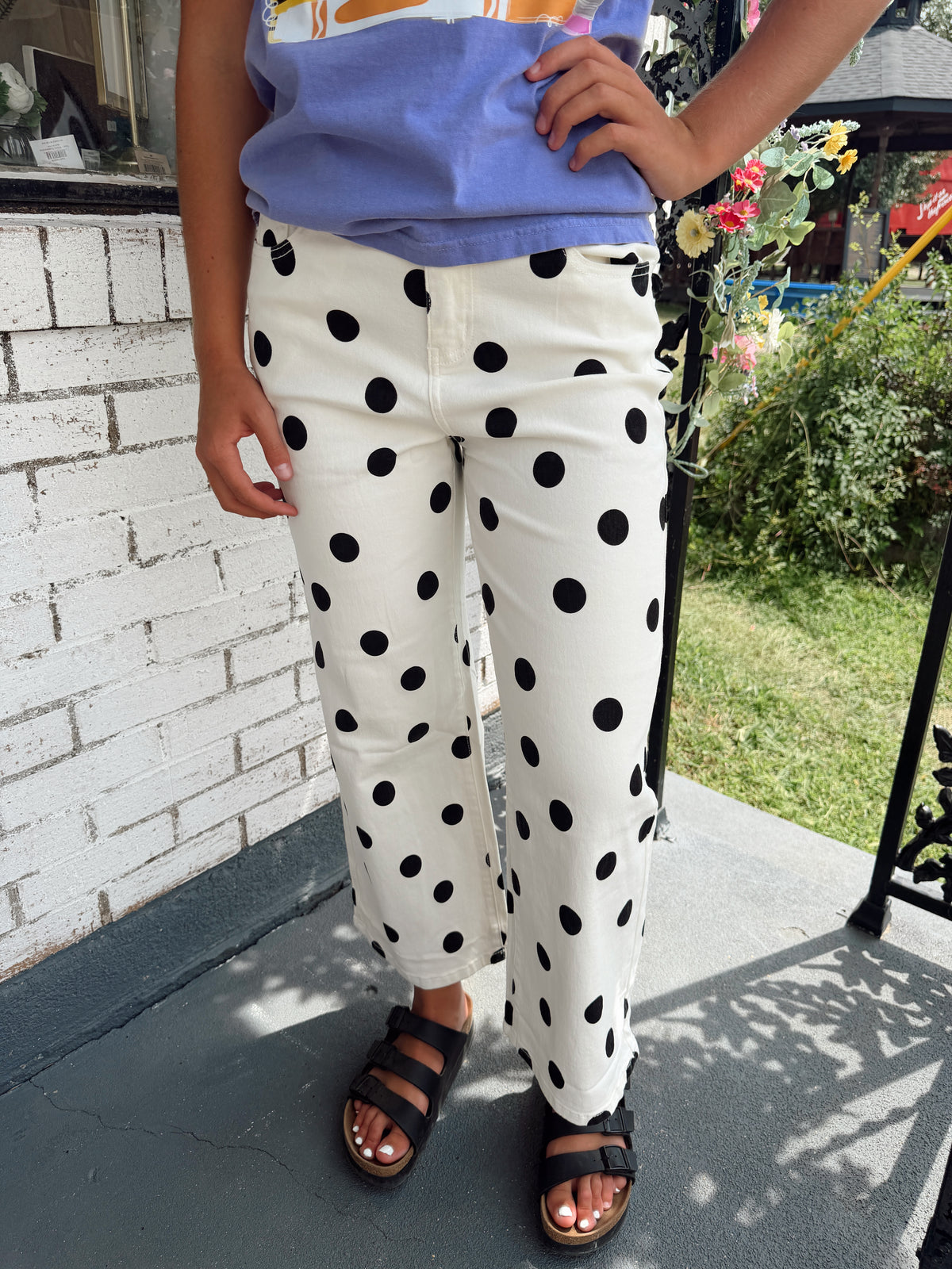 Polka Dot Jeans