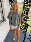 Zenana Acid Washed Top