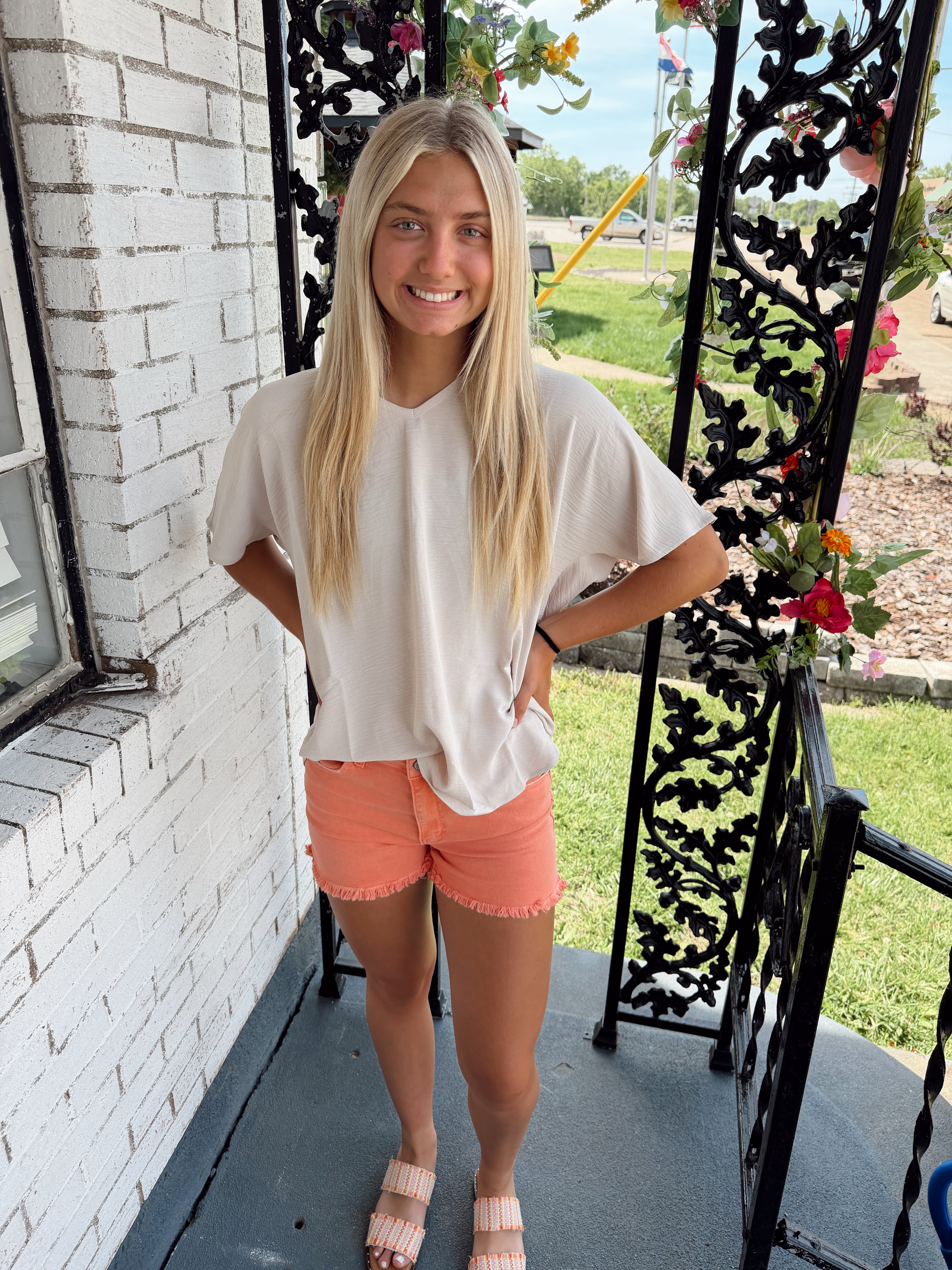 Zenana Sand Beige Top