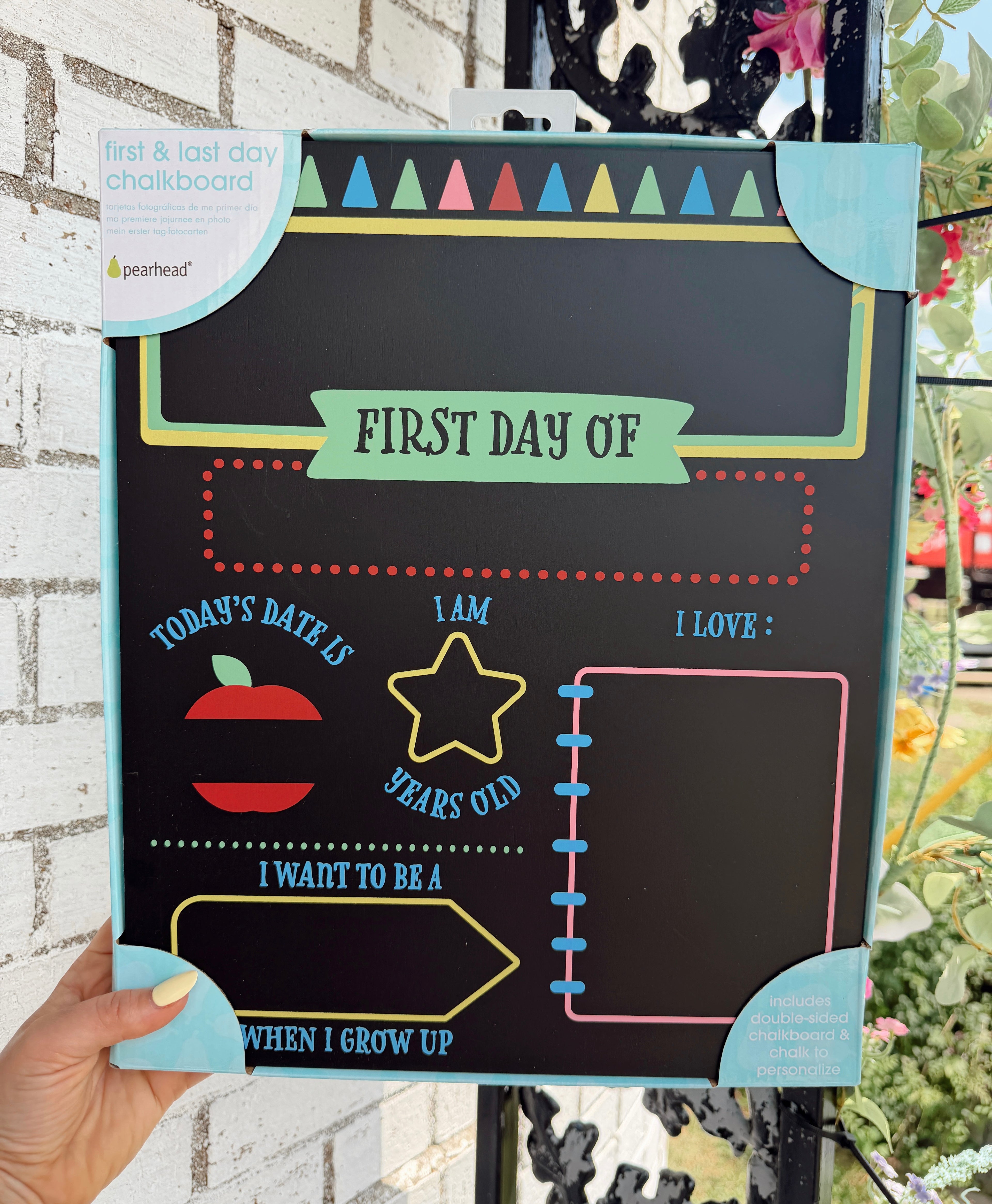 First Day of School Chalkboard