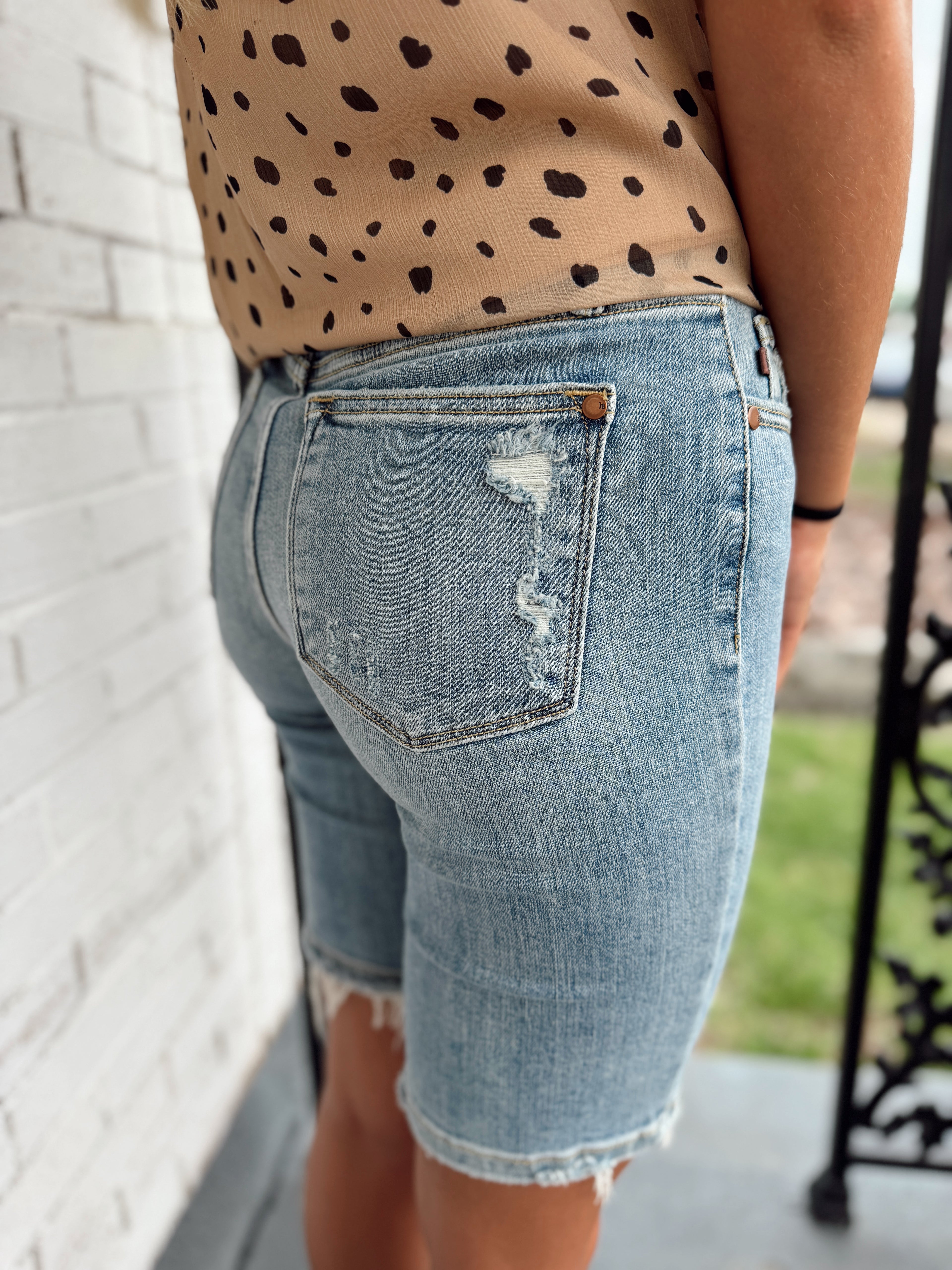 Long Judy Blue Shorts