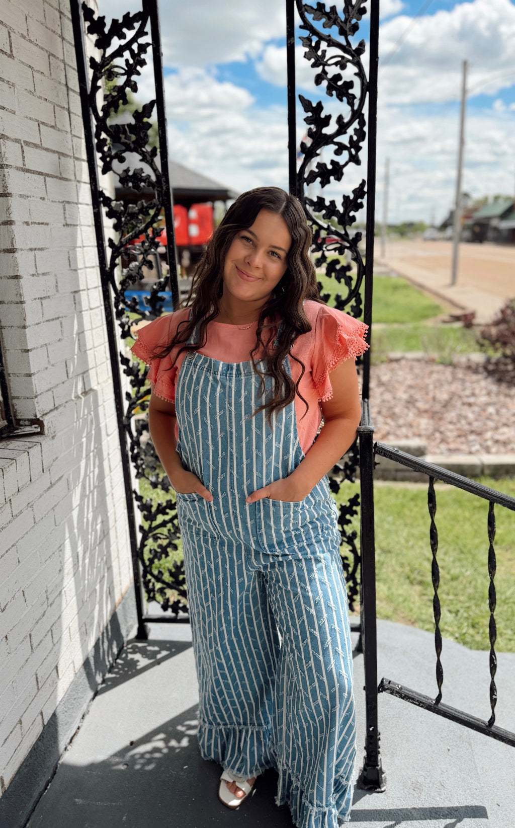 Blue Missy Denim Overalls