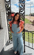 Blue Missy Denim Overalls