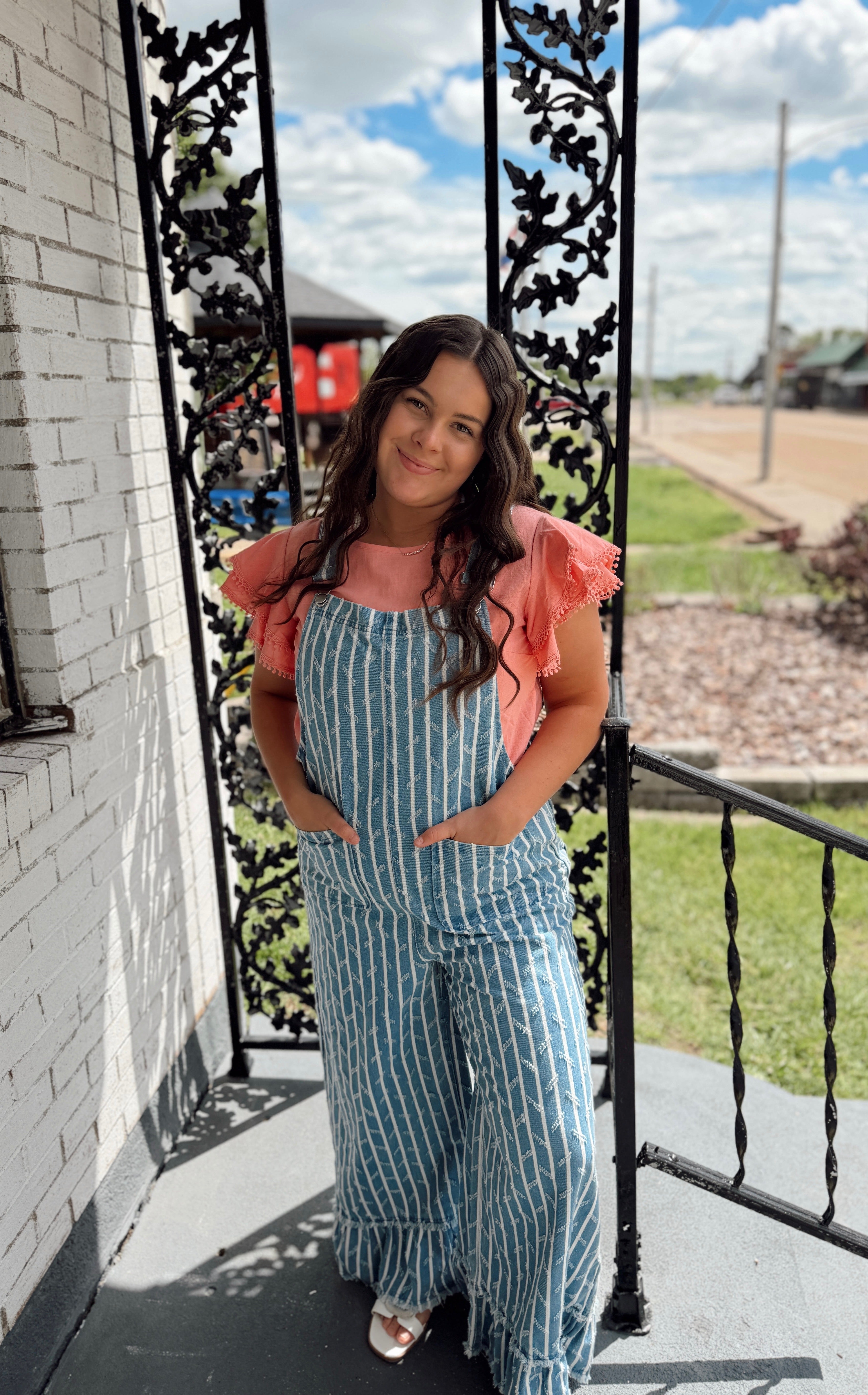 Blue Missy Denim Overalls