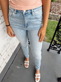 Risen Light Hight Rise Ankle Skinny Jeans