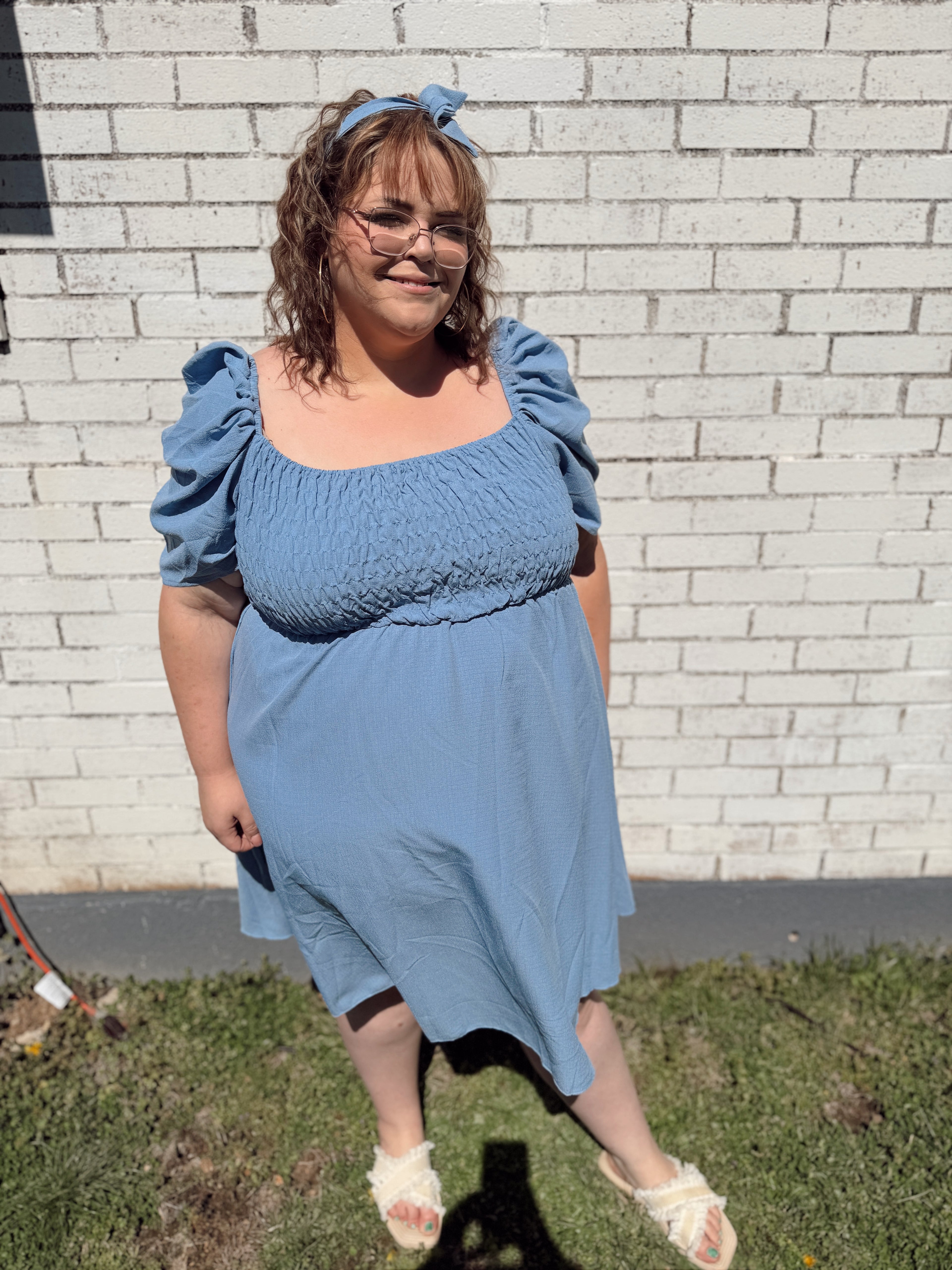 Blue Bow Dress