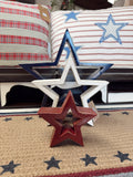 Three Patriotic Star Home Decor