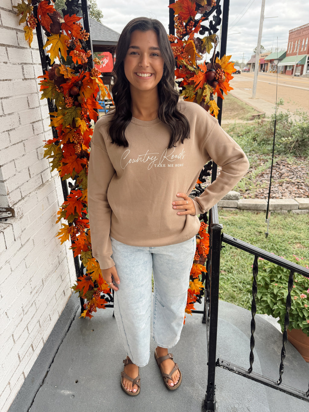 COUNTRY ROADS TAKE ME HOME Graphic Sweatshirt