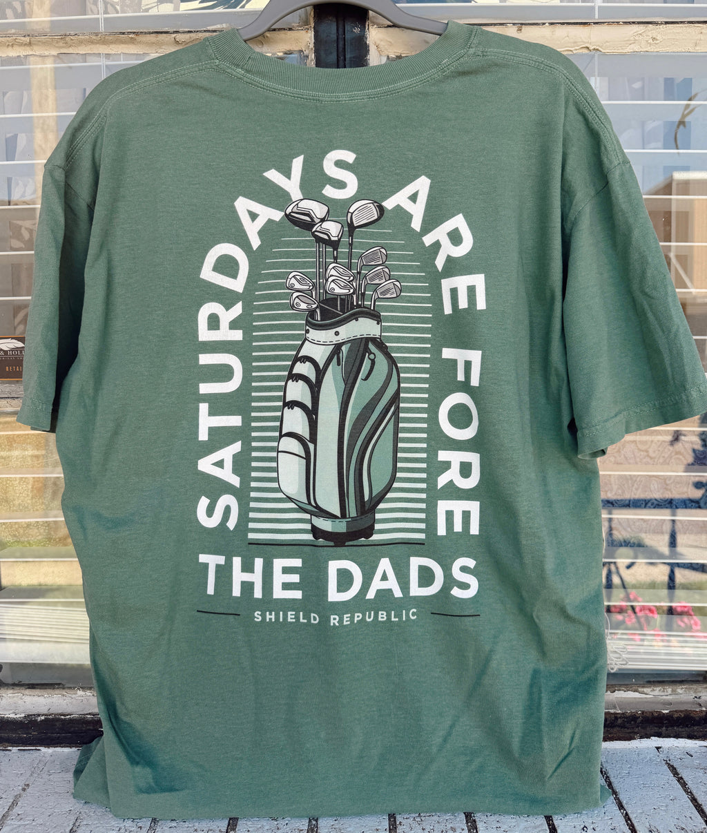 Saturdays Are For the Dads Dad Graphic Tee