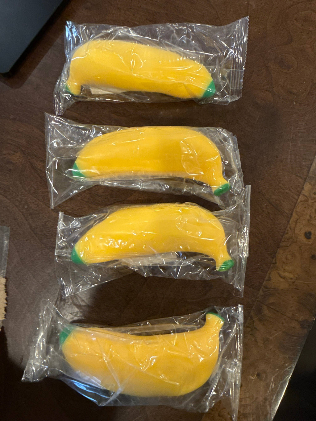 The Viral  Banana Sand Filled Squishy 5 inches (bulk)