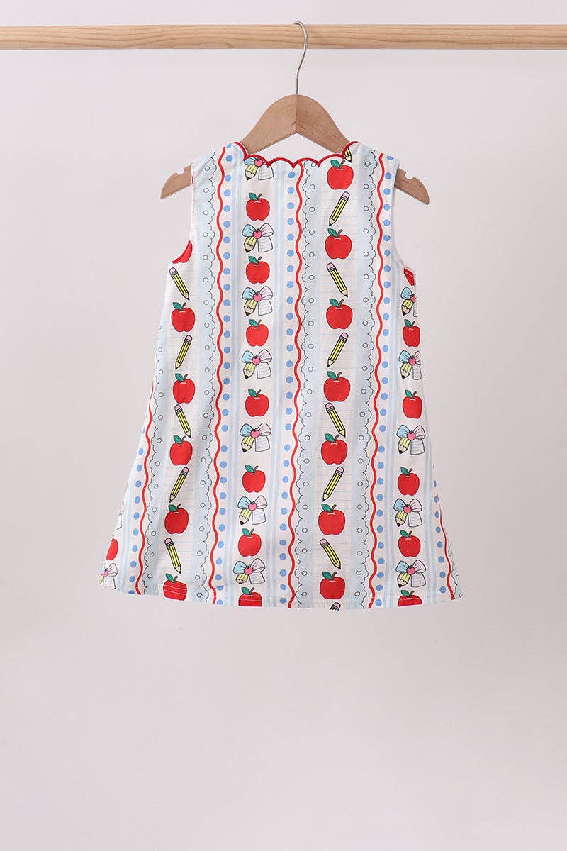 Red Apple Pencil Dress