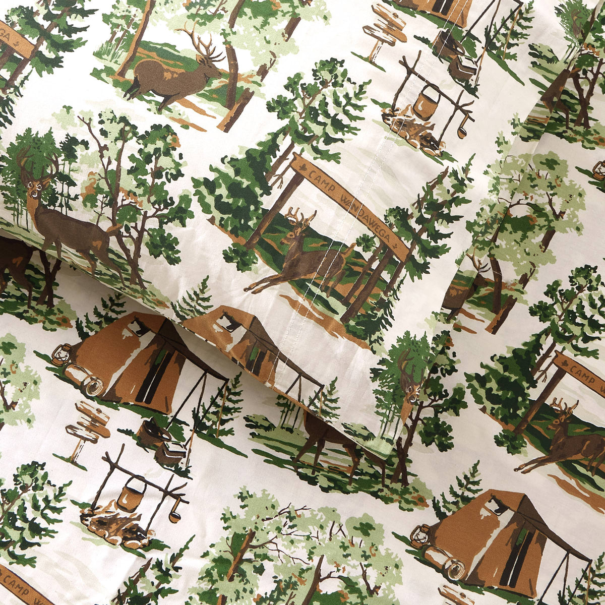 CAMP WANDAWEGA SHEET SET - Camp W