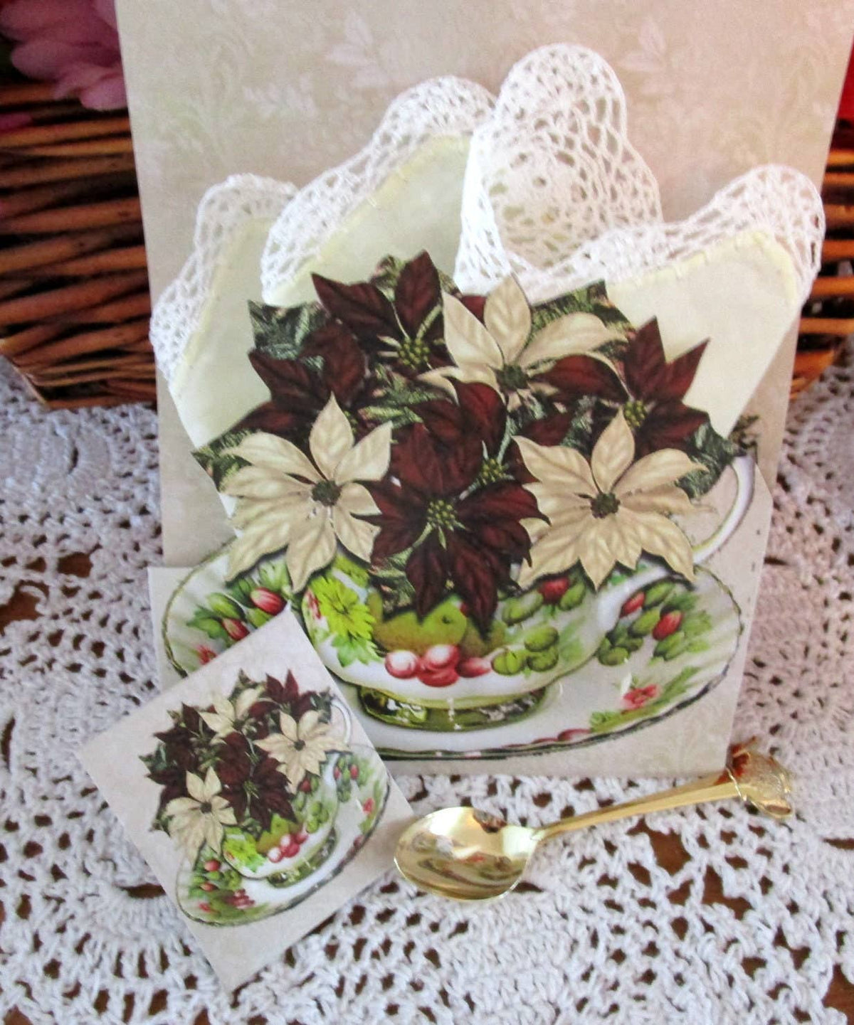 Christmas Keepsake Hankie Card