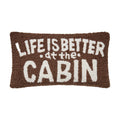 Life On Cabin Hook Pillow