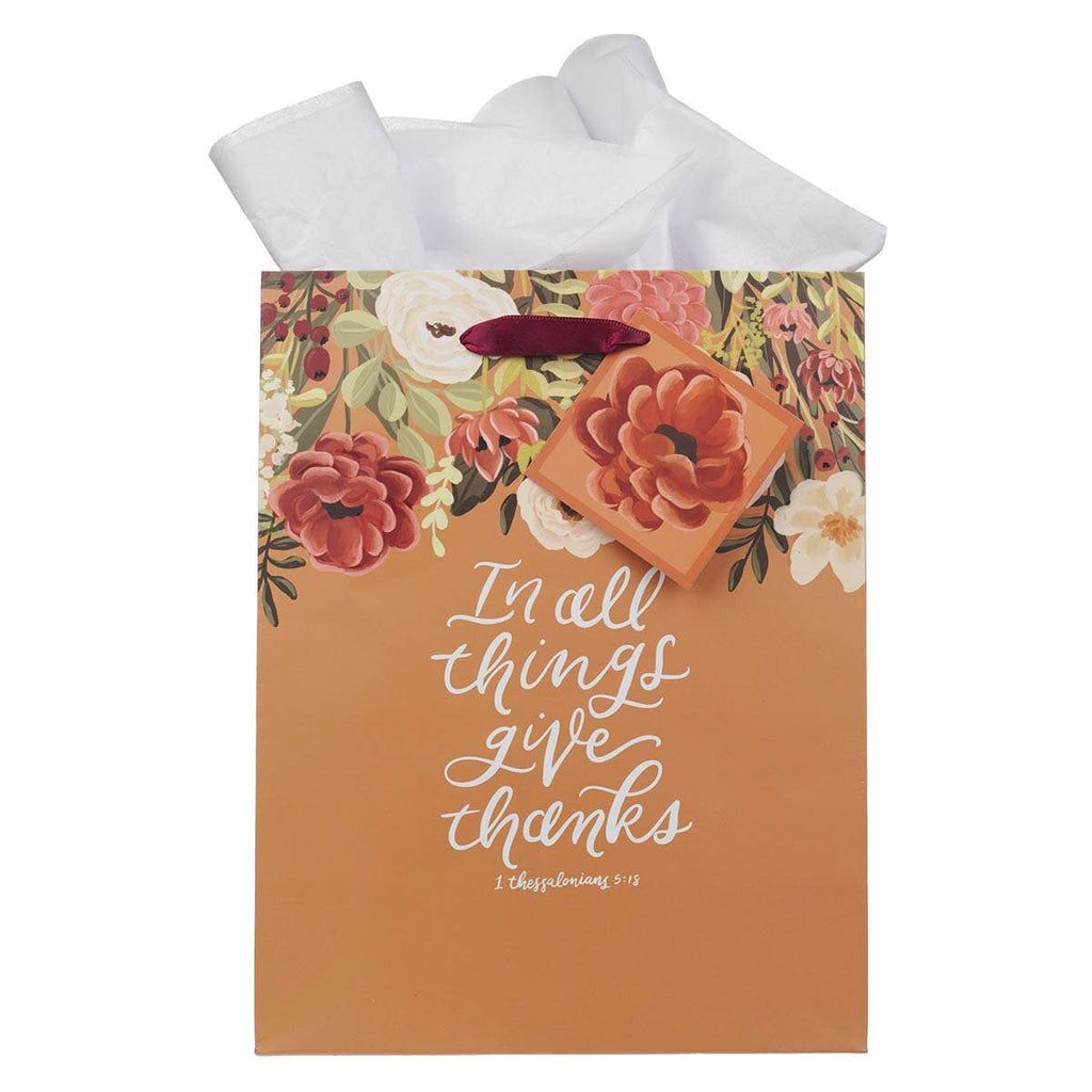 Gift Bag MD In All Things Give Thanks 1 Thes. 5:18