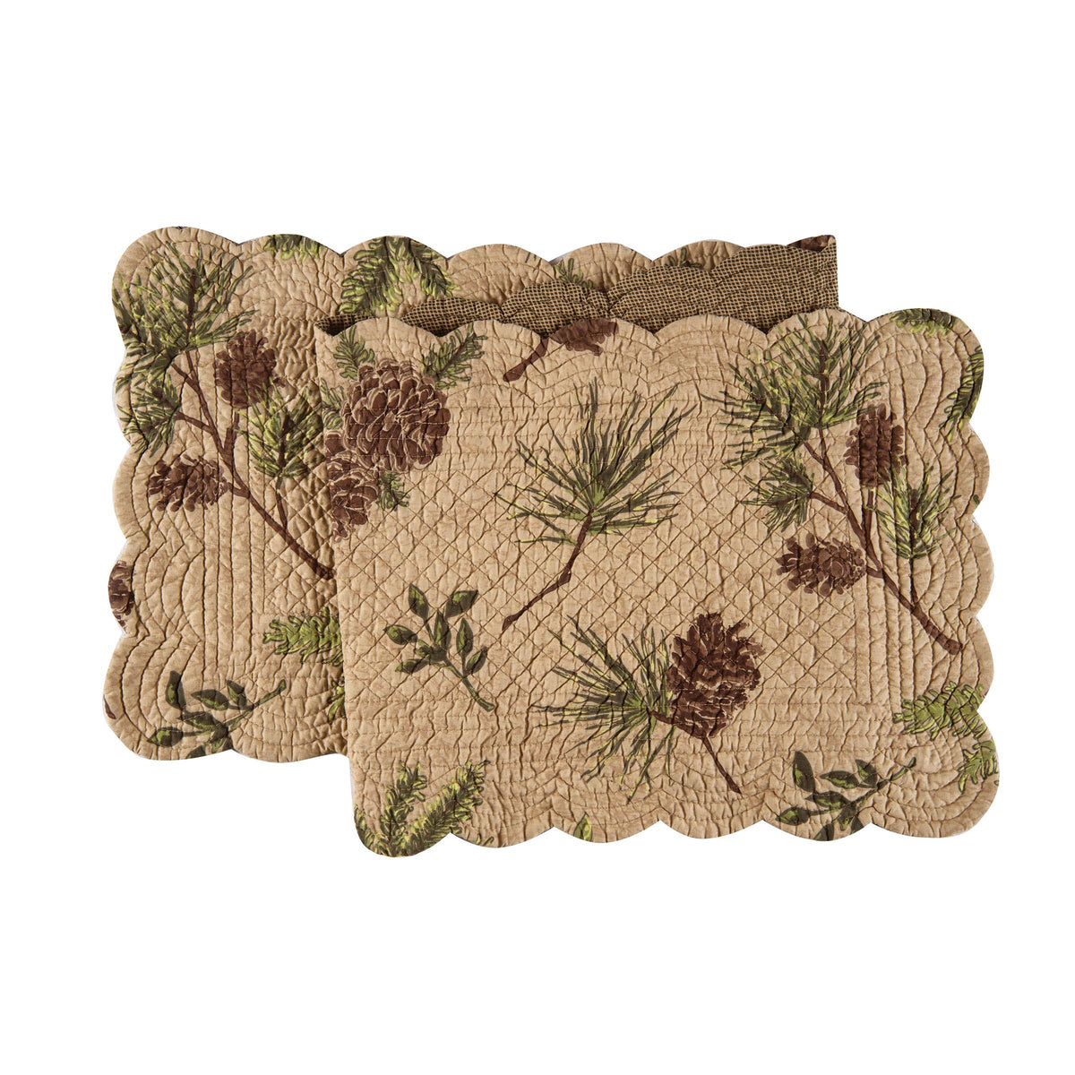 Woodland Retreat Pinecone Table Runner