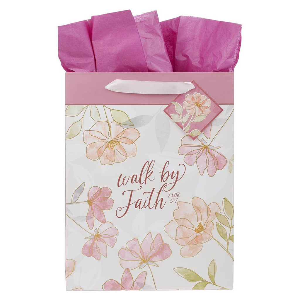Gift Bag LG Portrait Walk By Faith 2 Cor. 5:7