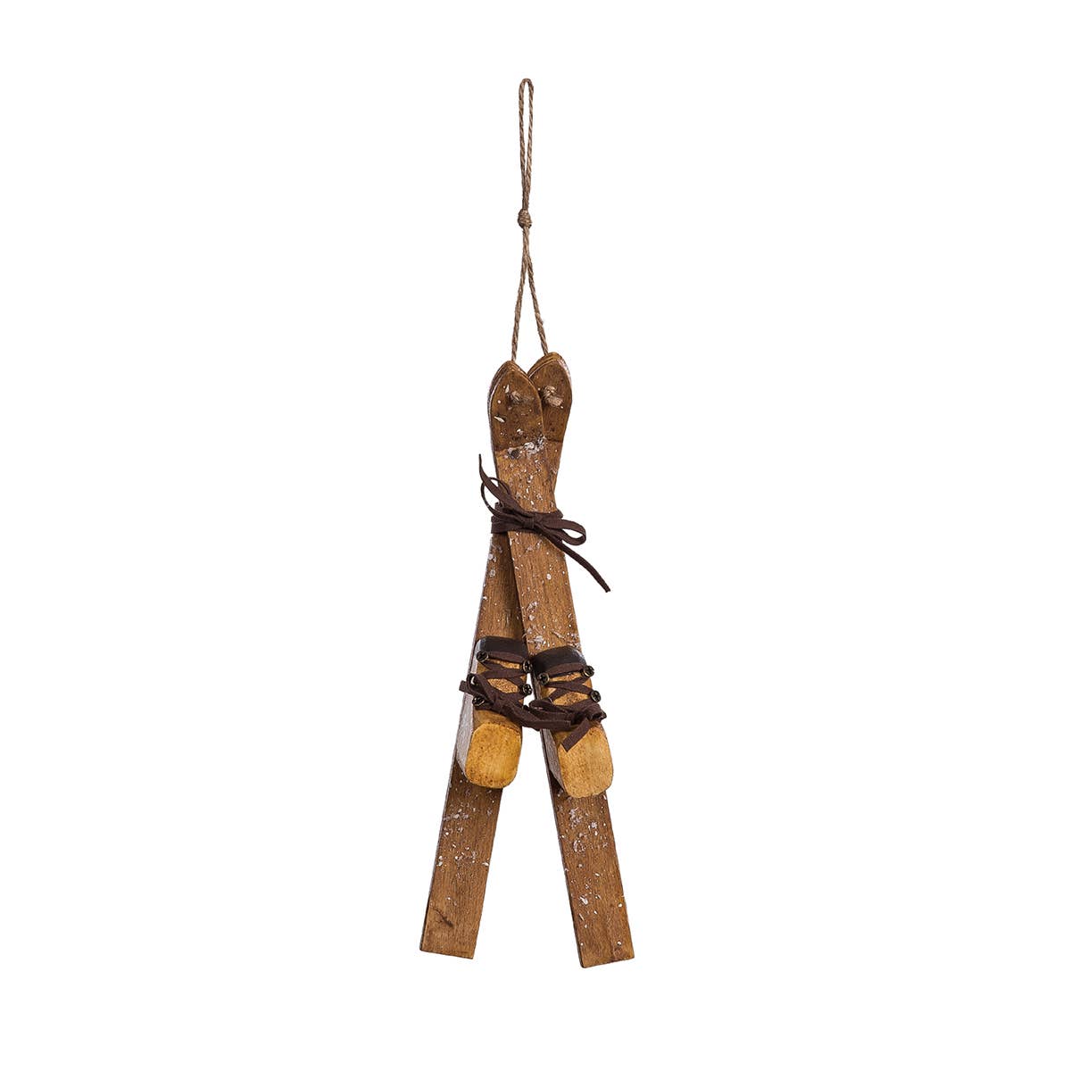 Christmas Cross Country Skis Wall Decor