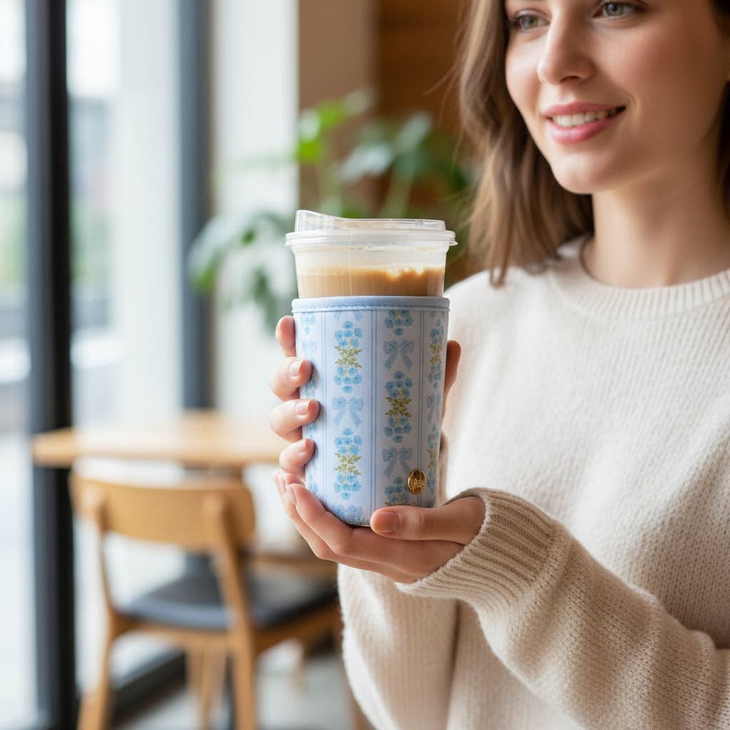 Sip Savvy Drink Sleeve–Large–Oh So Fancy Blue