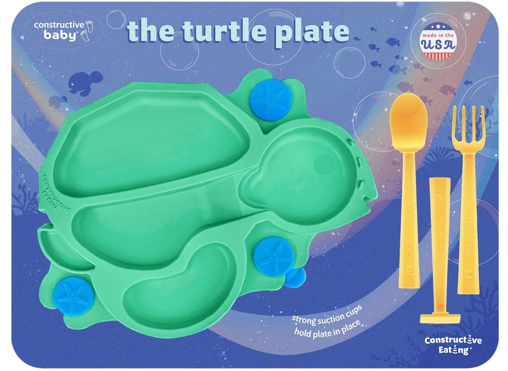 Turtle Suction Plate and Training Utensils