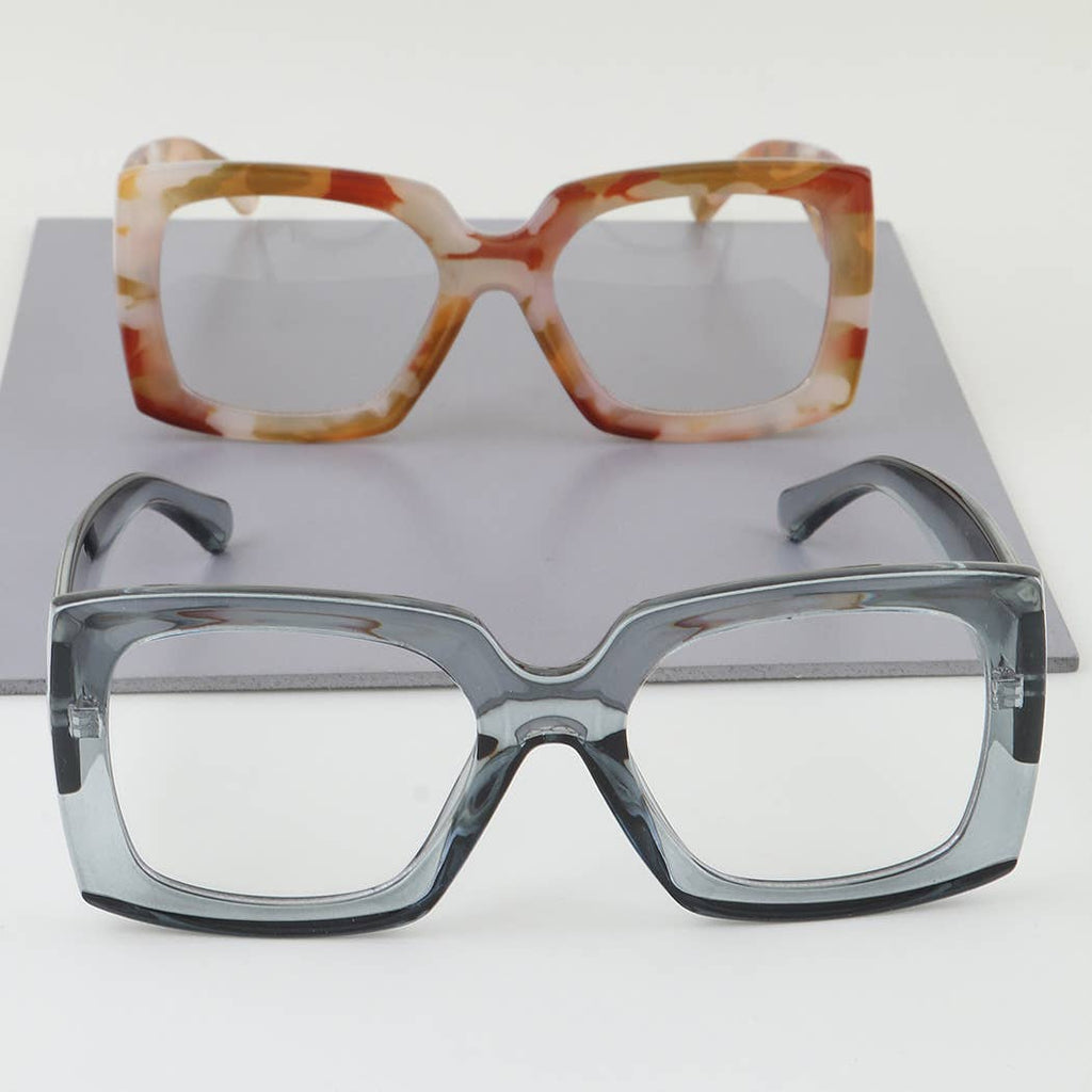 Boxy Pattern Optical Glasses