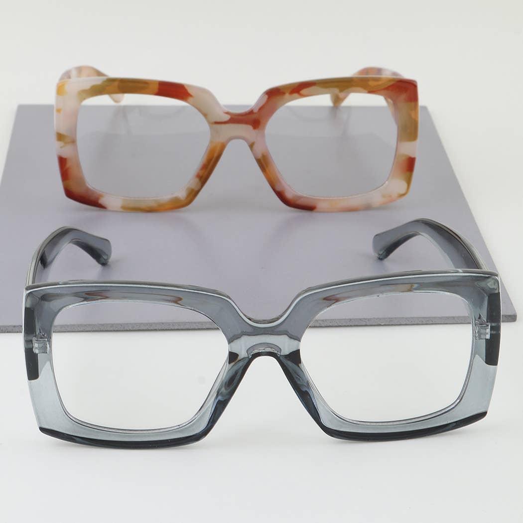 Boxy Pattern Optical Glasses