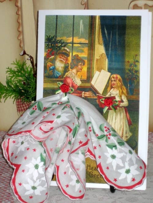 Lets Sing Keepsake Hanky Card