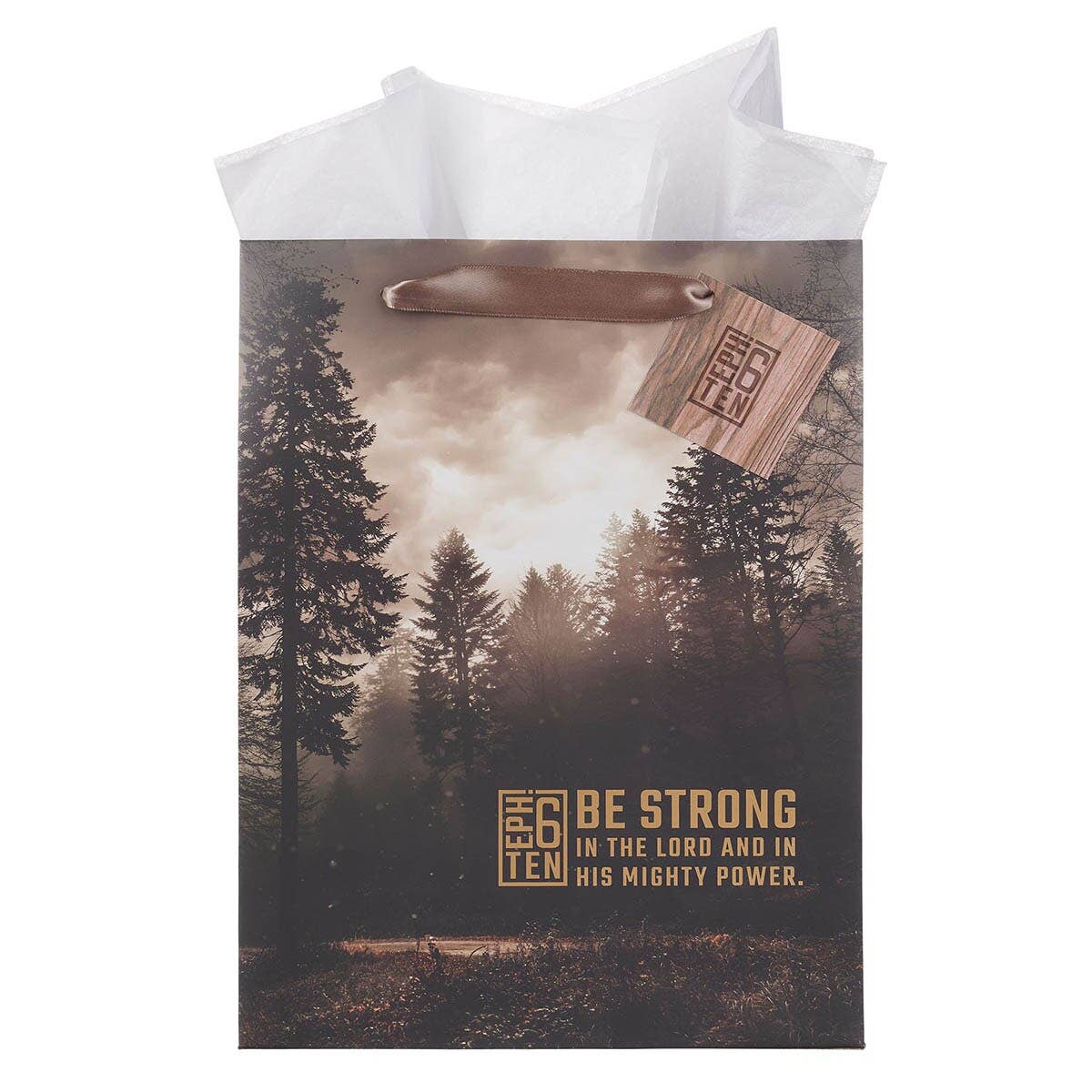 Gift Bag LG Portrait Be Strong Eph. 6:10