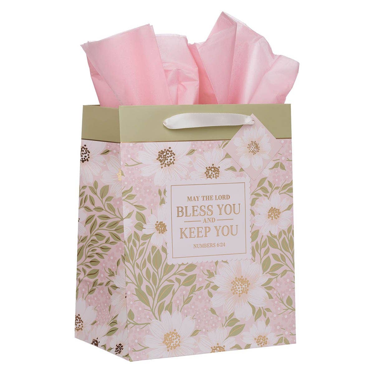 Gift Bag LG Portrait Bless You And Keep You Num. 6:24