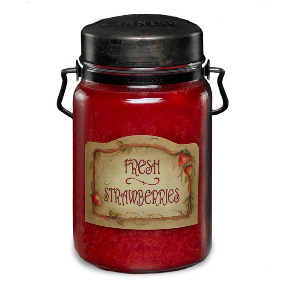 Classic Jar Candle-26oz-FRESH STRAWBERRIES