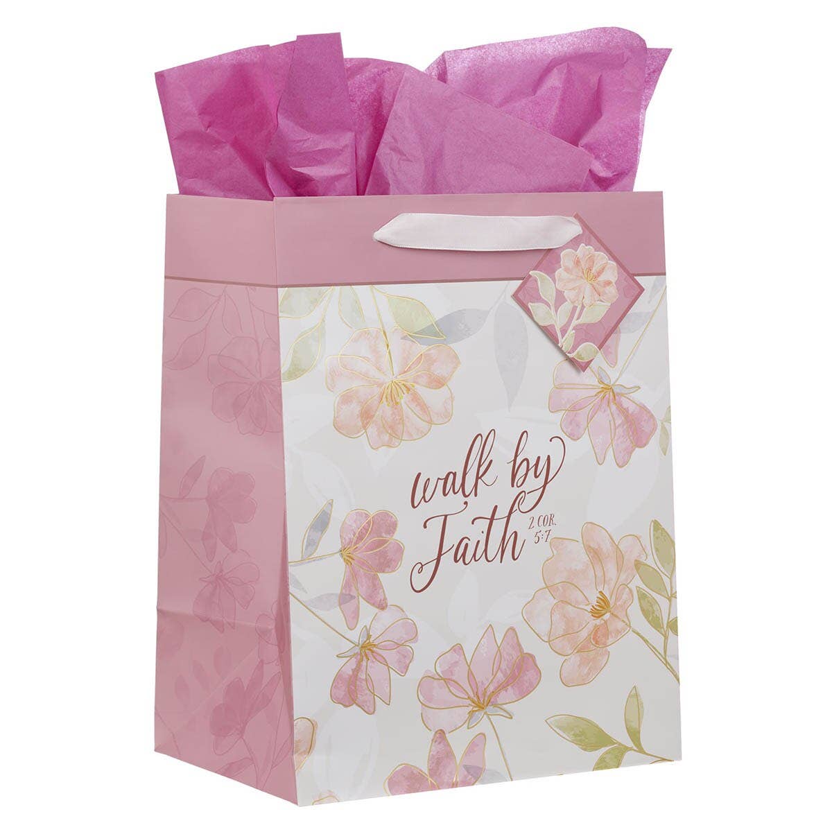 Gift Bag LG Portrait Walk By Faith 2 Cor. 5:7