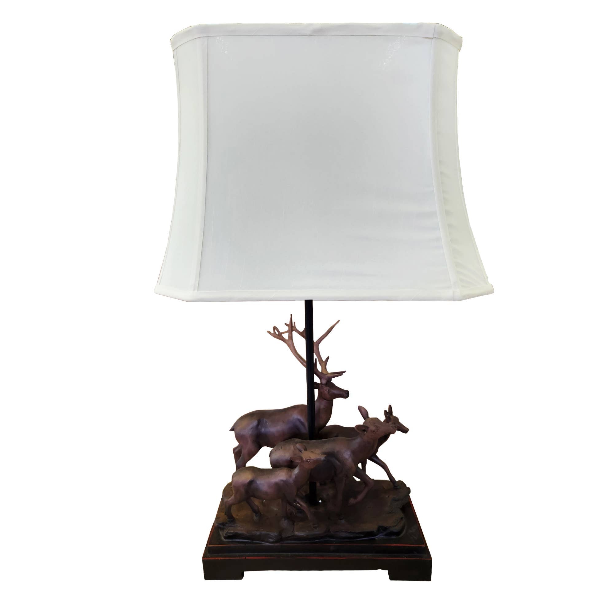 29" Herd of Deer Lamp